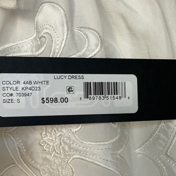NWT Kobi Halperin Lucy White Dress - Picture 6 of 6